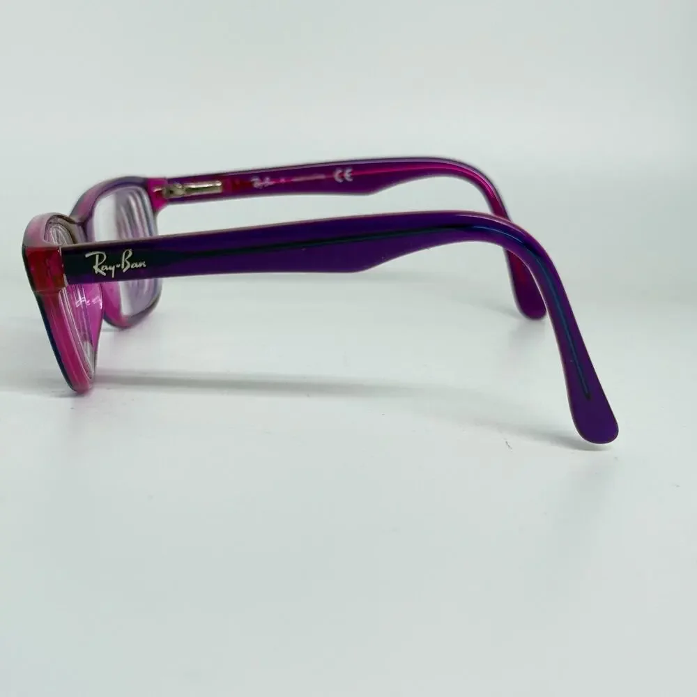 Ray-Ban RB1555‎ 3666 Kids Eyeglasses Frames Purple Pink Square 46-16-125 18115